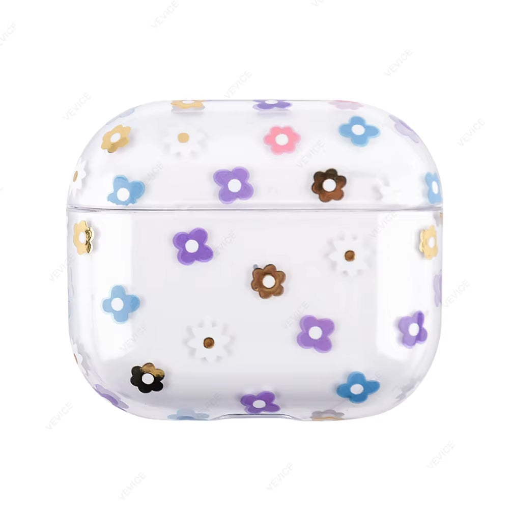 Cute Clear Earphone Case for Airpods Pro 1 2 3 Case Fruit Pattern Transparent Hard PC Cover for Airpods 3 2 Pro Air Pods Covers