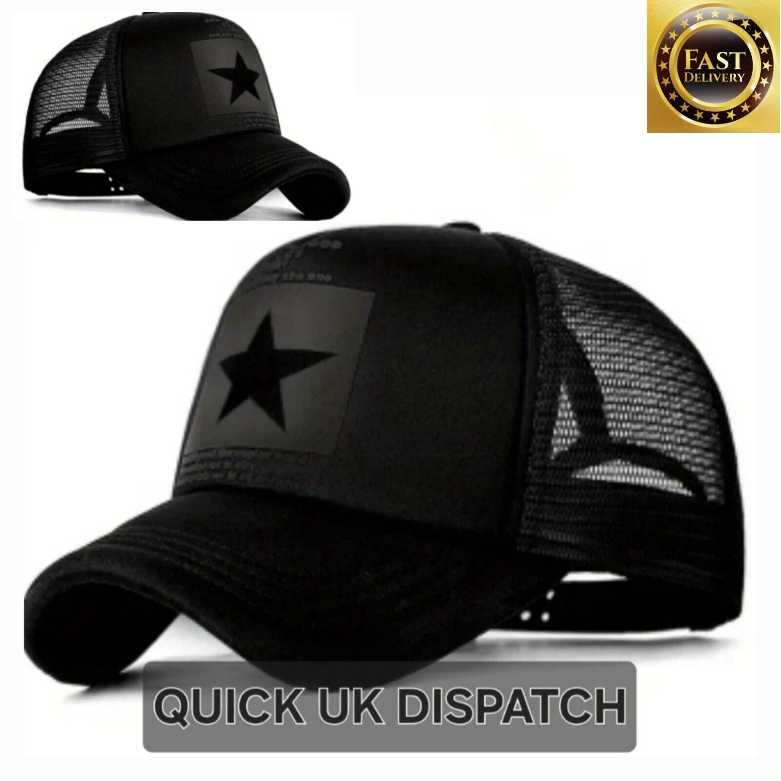 New Unisex Trucker Hat Baseball Cap Black